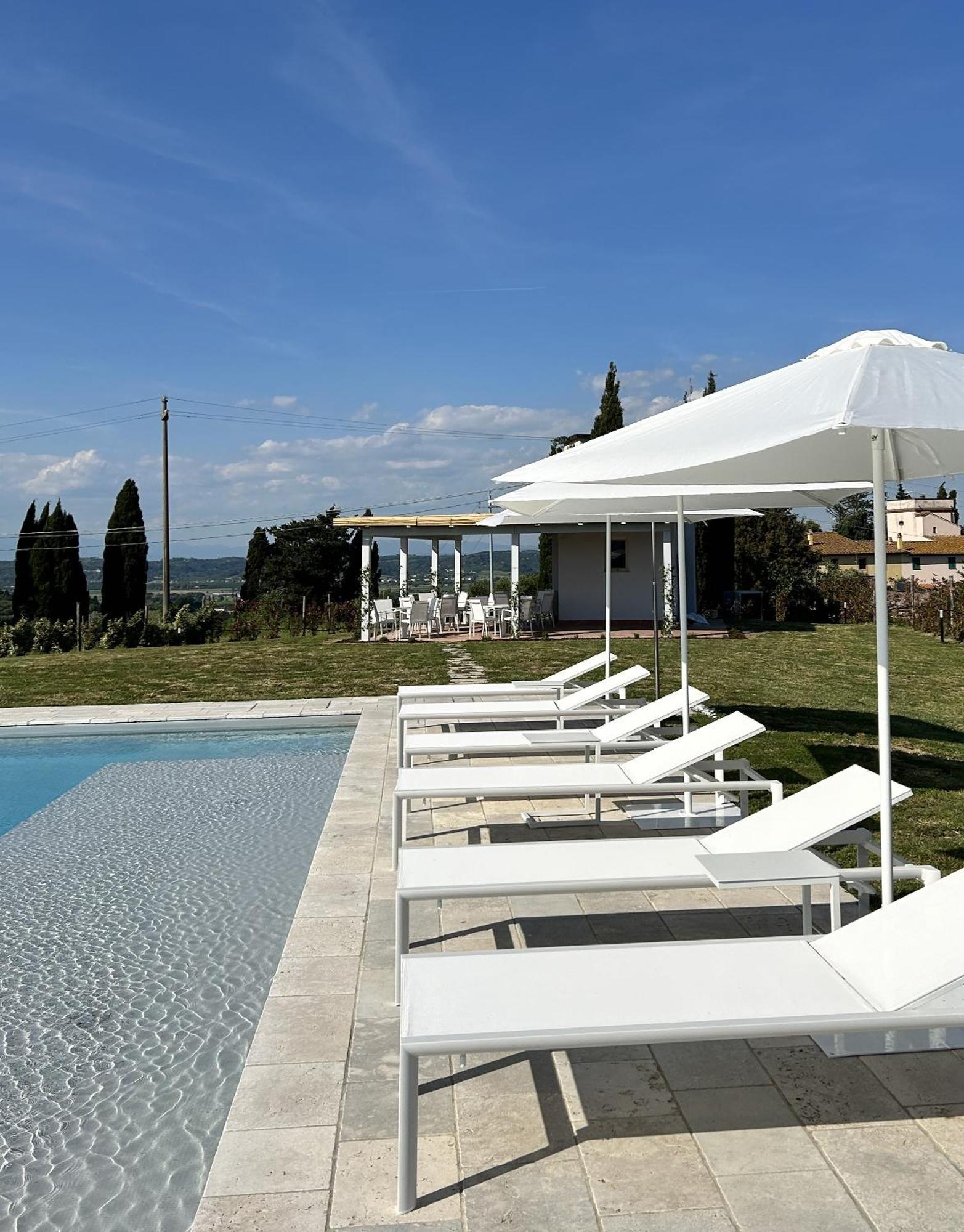 Laqua Vineyard Hotel Terricciola Buitenkant foto